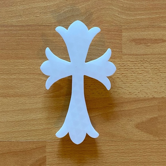 RARE Large 8” CH White Cross Decor - Picture 5 of 8
